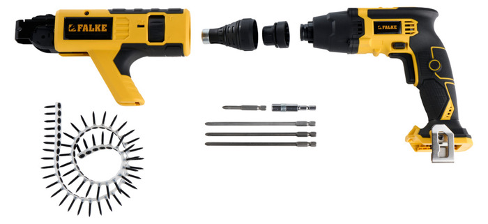 Falke gipsskrutrekker 18 V Li-ion